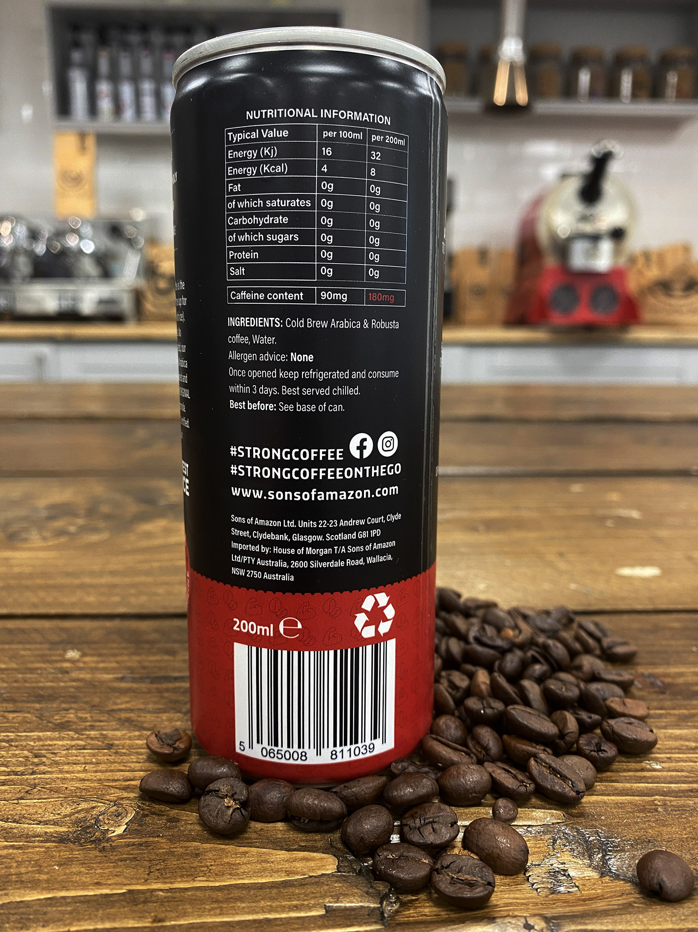 Nitro Cold Brew coffee Espresso 3